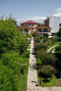 Κήπος έξω από το Hotel Chero