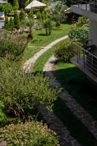 Κήπος έξω από το Hotel Chero