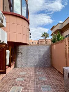 Balkoni atau teres di Villa floor Espace ouvert