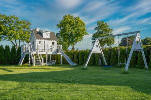 Herní místnost nebo prostor pro děti v ubytování Domki Letniskowe Dunaj