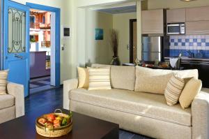 Ein Sitzbereich in der Unterkunft Sirena Residence & Spa