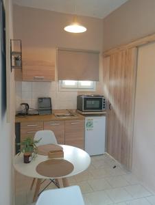 Kuchyň nebo kuchyňský kout v ubytování ASPASIA APARTMENTS