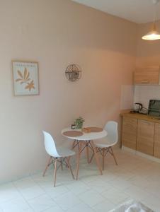 Kuchyň nebo kuchyňský kout v ubytování ASPASIA APARTMENTS
