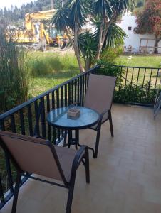 Balkón nebo terasa v ubytování ASPASIA APARTMENTS
