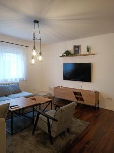 TV a/nebo společenská místnost v ubytování Urban Home