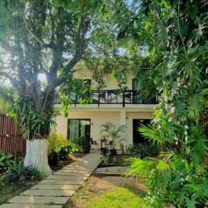 Zahrada ubytování Hotel Brisas Bacalar