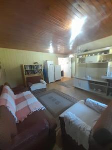 Η κουζίνα ή μικρή κουζίνα στο Casa de Campo Fazenda Invernada Grande