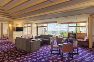 TV a/nebo společenská místnost v ubytování Nozawa View Hotel Shimataya