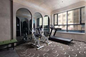 Gimnàs o zona de fitness de Mehao Lizhi Hotel Kashgar Donghu Park Branch