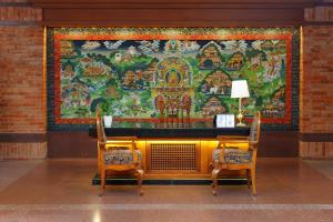 Svetainės erdvė apgyvendinimo įstaigoje Hotel Yak & Yeti