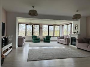 Μια τηλεόραση ή/και κέντρο ψυχαγωγίας στο Pensiunea Gradina Mare +41 φωτογραφίες