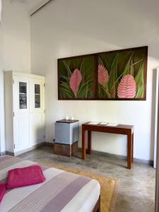Postel nebo postele na pokoji v ubytování Palm villa Mirissa hotel&spa