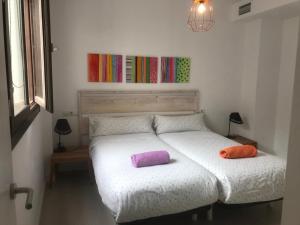 Postel nebo postele na pokoji v ubytování Apartaments Center 2 bedrooms