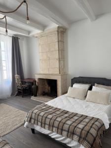 Ένα ή περισσότερα κρεβάτια σε δωμάτιο στο lieu cosy, Vieux Port à pied