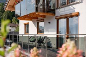 Balkón nebo terasa v ubytování Villa Oberbichl