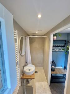 Ένα μπάνιο στο Bed and Breakfast Verlaat