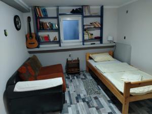 Postel nebo postele na pokoji v ubytování Apartman Jana