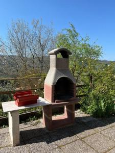 Gril dostupný pro hosty v prázdninového domu