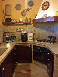 Küche/Küchenzeile in der Unterkunft Villa Santa Margherita