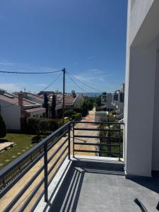 a view from the balcony of a house at Crystal 2 Apartment Ofrinio in Ofrínion