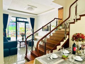 Posezení v ubytování Bách Thảo Hotel