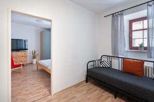 Postel nebo postele na pokoji v ubytování Penzion Maxwilliam