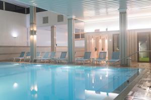 Bazén v ubytování Sole Mio Wellness & SPA nebo v jeho okolí