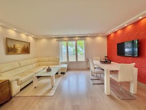 TV a/nebo společenská místnost v ubytování Zenova