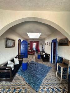 Posezení v ubytování Hostel Kaouki + 18 fotografií