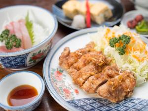 Makanan di atau berdekatan ryokan