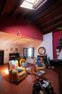 Χώρος καθιστικού στο Casa Rural La Cerra