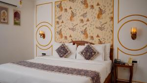 Voodi või voodid majutusasutuse Hotel Ruby toas