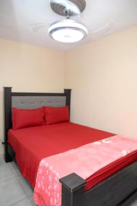 Ένα ή περισσότερα κρεβάτια σε δωμάτιο στο HERMOS APARTAMENTo