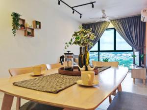 Astetica Residences 200mbps Wifi Netflix的休息区