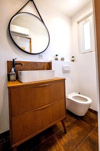 Koupelna v ubytování Duplex Canet proche de la plage