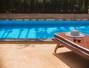 Bazén v ubytování Le Jardin Hotel nebo v jeho okolí