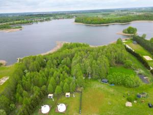 Příroda nedaleko luxury tent