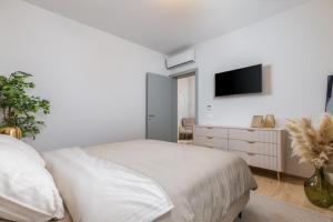 Μια τηλεόραση ή/και κέντρο ψυχαγωγίας στο Lux Apartment Liburni - NEW