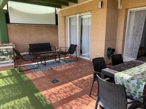 Posezení v ubytování Terrazza sul blu