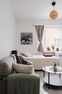 Ruang duduk di Comfy Studio in Central Helsinki