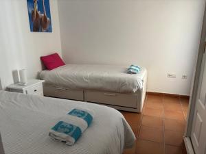 Postel nebo postele na pokoji v ubytování Terrazza sul blu