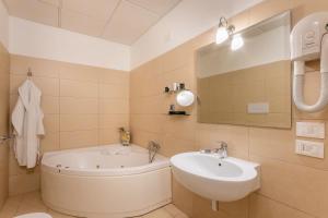 Koupelna v ubytování Hotel Parco delle Fontane