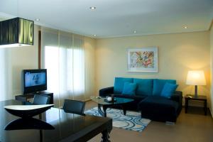 TV a/nebo společenská místnost v ubytování La Boz, Nucleo Turístico Rural