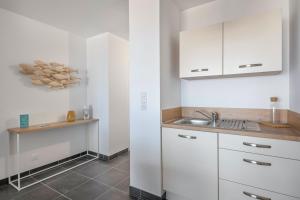 Η κουζίνα ή μικρή κουζίνα στο Bel appartement pour 4 face mer