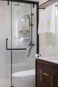 Koupelna v ubytování Eden Villa