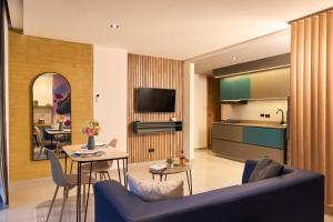 Kuchyň nebo kuchyňský kout v ubytování Stadio Haven Rosa Negra Cozy Suite