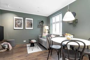 Predel za sedenje v nastanitvi 2BR Apartment in the Heart of Selfoss