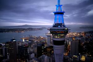Nespecifikovaný výhled na destinaci Auckland nebo výhled na město při pohledu z hotelu