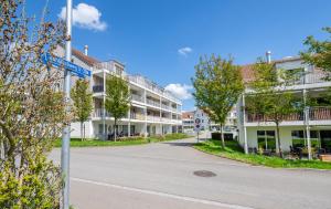 Byggingin sem gistiheimilið er í