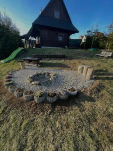 A garden outside Chata Drevenica Orava